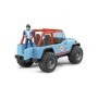Bruder Jeep Cross Country de curse albastru